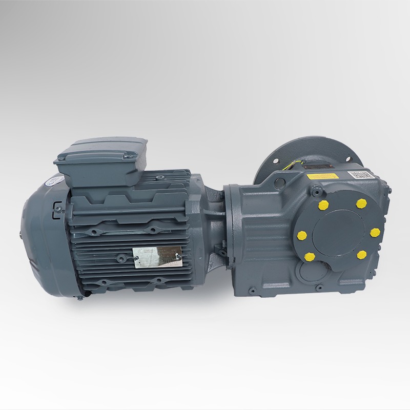 Bộ giảm tốc bánh răng côn xoắn ốc dòng K với động cơ tần số rộng JKF